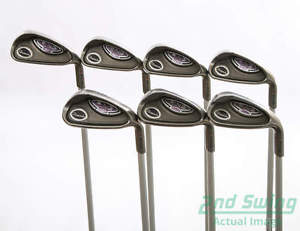 Ping Rhapsody Iron Set 5-PW SW Graphite Ladies Right Brown Dot 37.25 in image 1
