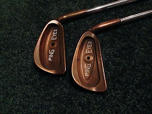 Ping Eye 2 BeCu Black 1 and 2 irons New grips image 1