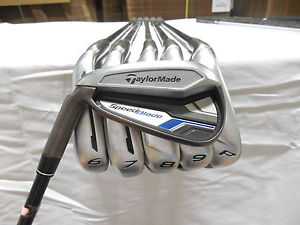 Used LH Taylormade Speedblade Iron Set 5-PW Flex Regular 65 Grams Graphite image 1