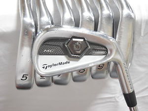 Used RH TaylorMade Tour Preferred MC Iron Set 4-PW KBS Regular Flex Steel Shafts image 1