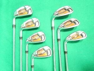 left handed COBRA AMP irons 6-S (7 pcs) True Temper Dynalite 90 REGULAR steel image 1