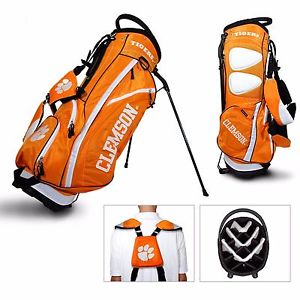 BRAND NEW Team Golf Clemson Tigers Fairway Golf Stand Bag Orange/White 20628 image 1