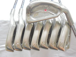 Ping ISI Nickel (Red Dot) 3-PW Iron Set Z-Z65 Stiff flex Steel Irons Used RH image 1