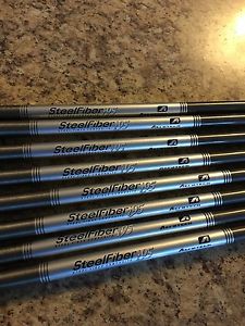 Aerotech Steelfiber Shafts set - i95 3-PW shaft pulls - Regular Flex image 1
