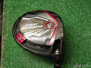 Nice Callaway Great Big Bertha 9 degree Driver Aldila Rogue 110 60 Stiff Flex image 1