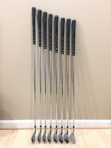 MRH CALLAWAY X2 HOT PRO IRONS 4-PW AW RIFLE PROJECT X 95 6.0 STEEL SHAFT VG image 1