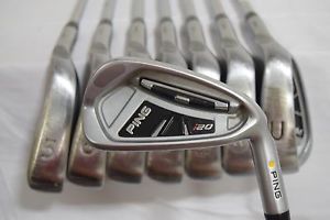 Used Ping i20 Yellow Dot 4-GW Iron Set Ping CFS Stiff Flex Steel Shafts +1 1/2" image 1