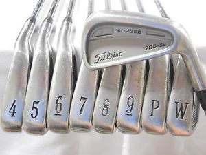 Used RH Titleist 704.CB Forged Iron Set 3-W Dynamic Gold S300 DriTac Grips image 1