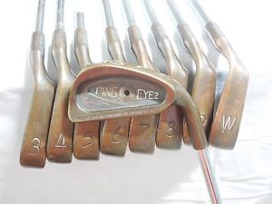 Used RH PING Eye 2 BC Iron Set 2-PW Steel MicroTaper Stiff Flex Safts BeCu image 1