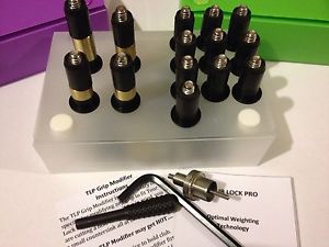 Tour Lock Pro Counter Balance SALE 14-pc Full Set(10-8g,1-30g,1-25g,2-20g)BLACK image 1