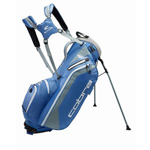 NEW Women's Cobra 5-Way Ultralight Stand Golf Bag Blue/White image 1