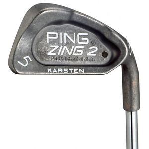 Ping Zing 2 2-9 Iron Set Stiff Steel Dynamic Gold S300U Blue Dot Value image 1