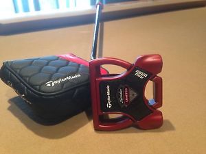 TaylorMade Itsy Bitsy Spider Putter - Limited All Red - Tour SNSR Grip image 1