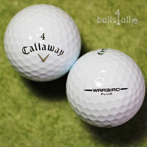 200 Golfbälle Callaway Warbird Plus ~AAA/AAAA-Qualität~ Lakeballs ~ 4 x 50 Bälle image 1