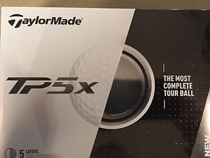 TaylorMade 2017 TP5X Golf Balls 6-Dozen White New In Boxes NO RESERVE image 1