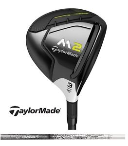 In Stock 2017 TaylorMade Golf M2 5 Wood 18* Stiff Aldila Rogue Silver 70 Fairway image 1