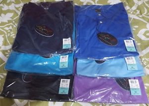 GREG NORMAN PROTEK ML75 MICROLUX SOLID POLO MENS GOLF New 6 shirts size XXL/TTG image 1