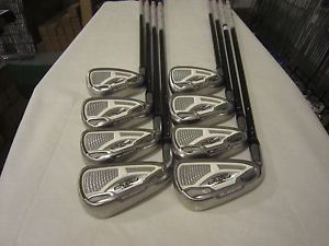 Cobra AMP Cell Iron Set - 4-PW, GW - Senior Flex Lite Graphite - LH image 1