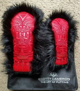 BRAND NEW Red Scotty Cameron Tiki Man Headcovers image 1