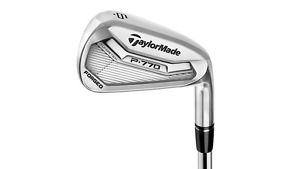 NEW 2017 TaylorMade P770 Irons 5-PW, AW Steel Stiff RH image 1
