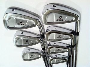 Taylor Made Forged 300 Irons 3-pw Sensicore Shafts Factory Installed   $200 image 1