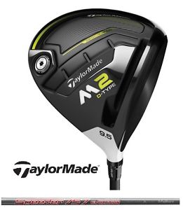 In Stock 2017 TaylorMade Golf M2 D-Type Driver 9.5 X-Stiff Fuji Speeder 757 Tour image 1