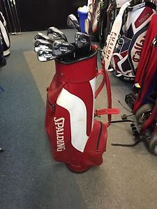 BENROSS HOT SPEED2 IRONS 5-SW. REG FLEX STEEL SHAFTS. NEW. + FREE BAG image 1