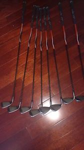 Mens Callaway X24 Hot Iron set 4 thru SW Graphite regular flex image 1