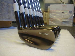 MIZUNO MP 67 3-PW SATIN BLACK CHROME BLUEPRINTED SPINE ALIGNED S300 SWEET +3/4" image 1