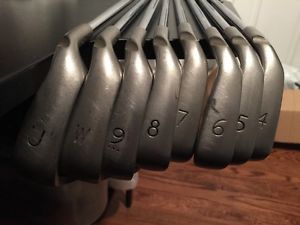 Used Ping G5 Green Dot 4-9 U W 8 Iron Set Ping Stiff Flex  RH FREE SHIP image 1