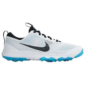 Nike FI Bermuda Spikeless Golf Shoes Mens White Trainers Sneakers Golf Footwear image 1