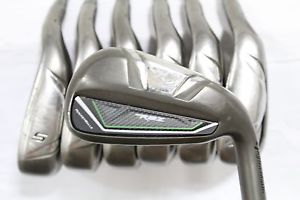 Used RH TaylorMade Rocketballz 4-PW Iron Set Rocketballz Graph Regular Flex +1/2 image 1