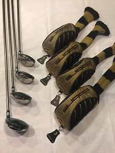 4 CLUBS SET - King Cobra SS Hyper Steel Offset 3 5 7 9 Fairway Woods RIGHT image 1