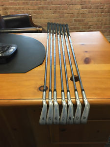 Ping I25 Red Dot 4-Pw Iron Set Cfs Stiff Flex Steel Used Rh I-25 Irons image 1