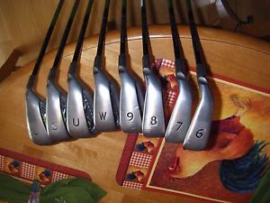 PING RAPTURE V2 IRONS REG GRAPHITE 6 THRU LOB WEDGE  (8 IRONS) image 1