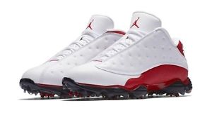 Brand New Jordan Retro 13 Low Golf Size 10 White/University Red image 1