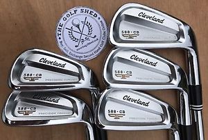 Cleveland 588 CB FORGED Irons 5 - 9 -  DYNAMIC GOLD S300 SHAFTS image 1
