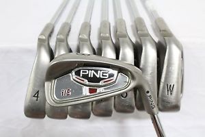 Used Ping i15 Iron Set Black Dot 3-Pw Reg Flex Steel image 1