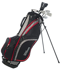 LH Wilson ProStaff HDX Uomo Golf Kit 1/2 2017 Ferro 5,7,9,SW Legno 5 Stand bag image 1