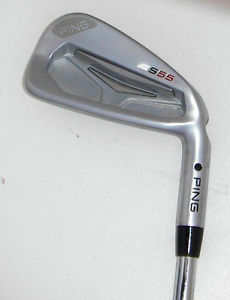Ping S55 fers / 3-PW (8 Fers) / Point Noir / Project-X Acier Flexible Standard image 1