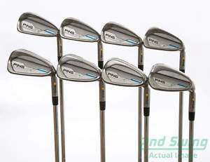 Ping 2015 i Iron Set 3-PW Steel Regular Right Yellow Dot 38.5 in image 1
