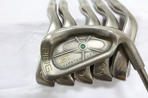 Used Ping ISI Green Dot Iron Set 5-P Cushin J2 Reg Flex Steel Shaft image 1