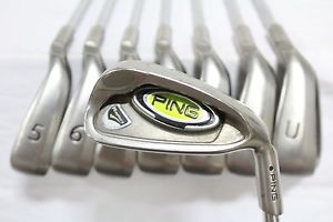 Used PING Rapture Iron Set Black Dot 4-U CS-Lite Reg Flex Steel Shaft image 1