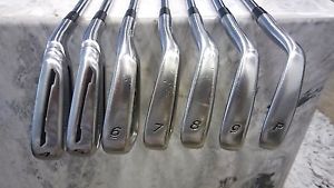 tour issue taylormade tour preferred combo cb and mc irons!! 4-pw stiff image 1