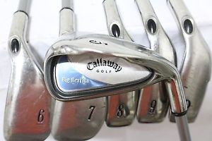 Used RH Callaway Big Bertha 2008 Iron Set 5-PW Graphite Mid/Low Torque WFlex image 1