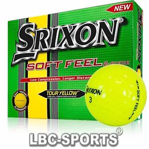 84 E SRIXON SOFT FEEL TOUR JAUNE 2016 - BALLES DE GOLF 7 DOUZAINE JAUNE image 1