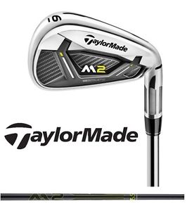 In Stock 2017 Taylormade Golf Irons M2 Senior Reax 55 Graphite +1" Long  2* Up image 1