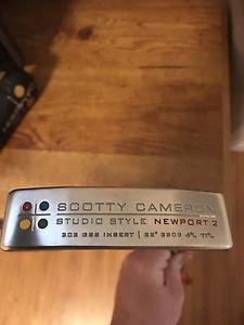 Scotty Cameron Newport 2 Studio Style 33" 350g Putter GSS Insert image 1