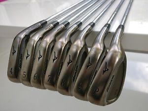 Mizuno MP-62 black nickel 4-PW excellent condition image 1
