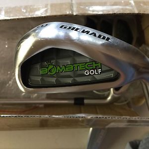 Bombtech Granade Iron Set 4-P Regular Steel with 56 &amp; 60 Wedges Used Once image 1